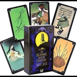 The Nightmare Before Christmas Tarot Deck & Free Carry Bag New